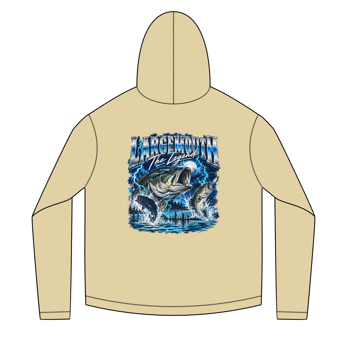 Large Mouth The Legend Solar Hoodie