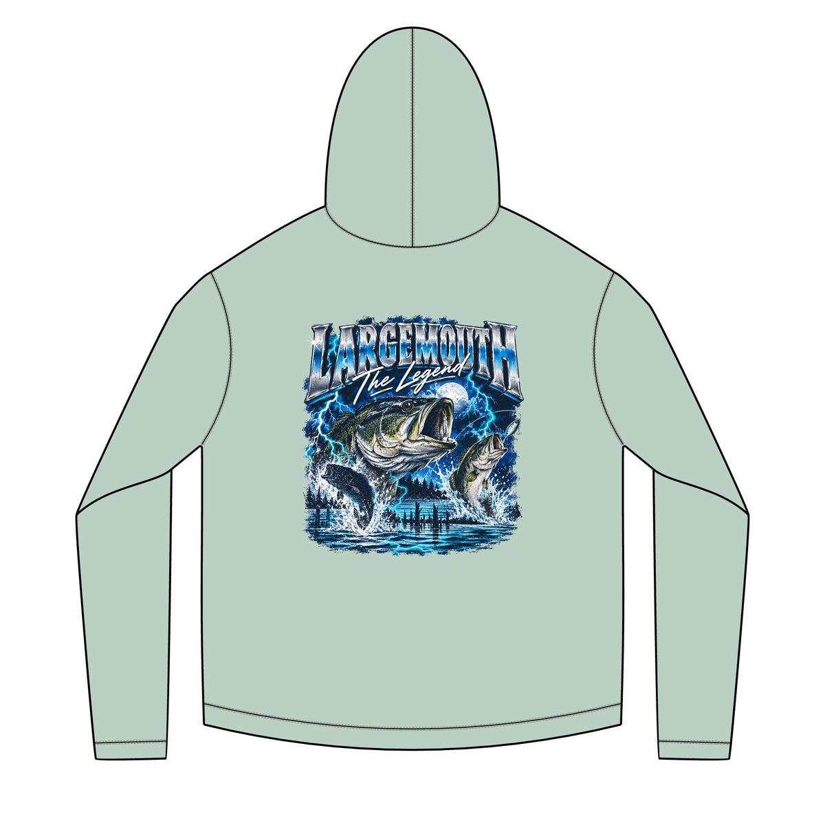 Large Mouth The Legend Solar Hoodie