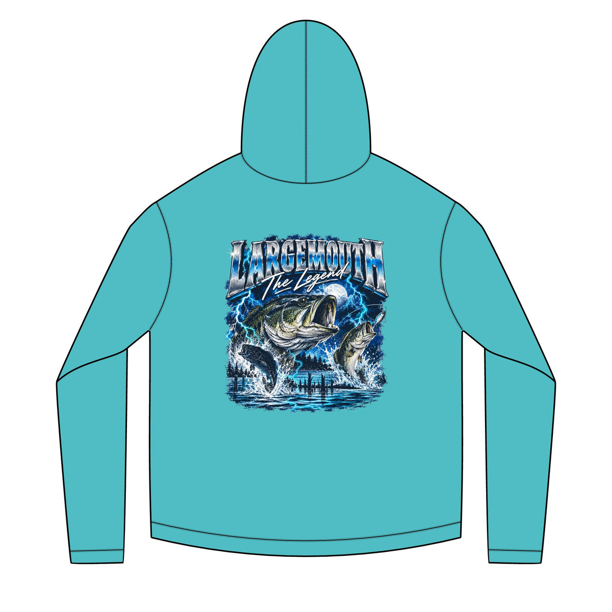 Large Mouth The Legend Solar Hoodie