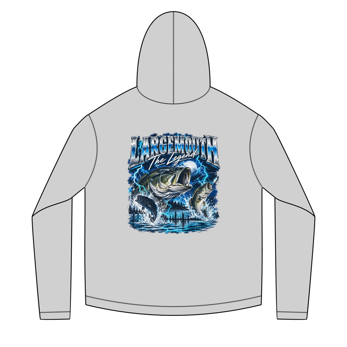 Large Mouth The Legend Solar Hoodie