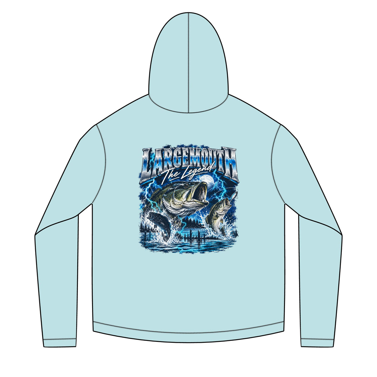 Large Mouth The Legend Solar Hoodie